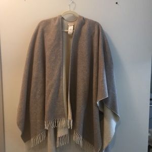 Falconeri 100% Fleece Wool Cape